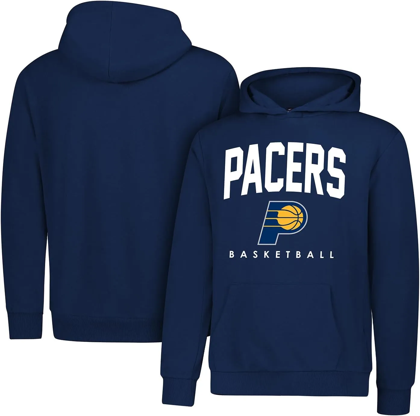 Ultra Game NBA Official Youth Super Soft Teamster Hoodie Sweatshirt, Indiana Pacers, Team Color|Indiana Pacers