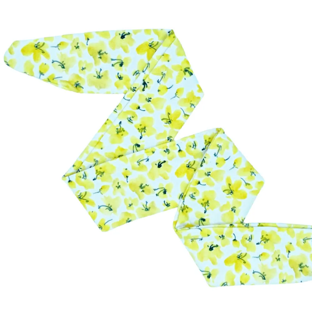 Ultra Soft Knotted - Yellow Floral