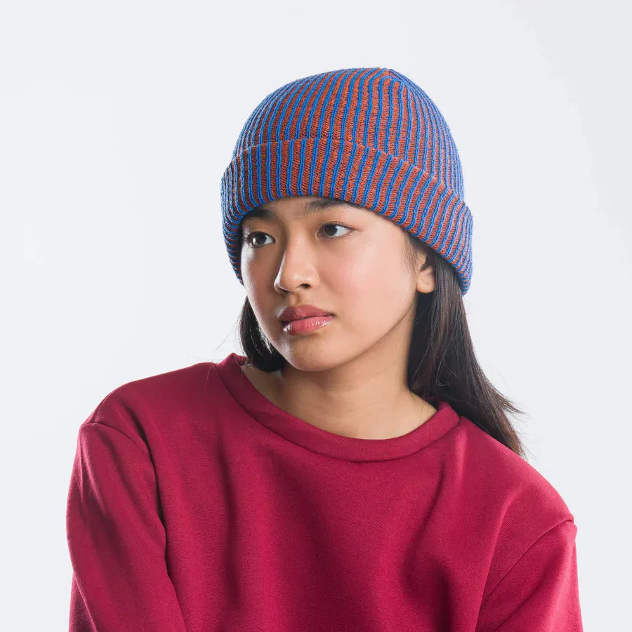 VERLOOP SIMPLE RIB KNIT BEANIE