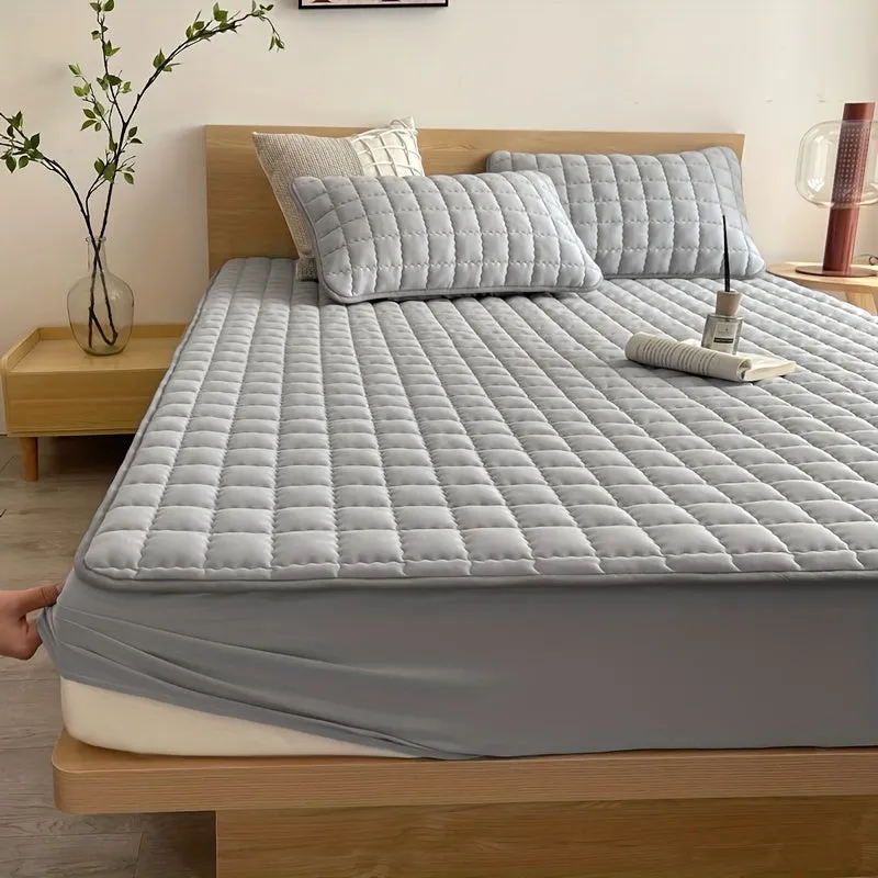 Waterproof Quilted Mattress Protector Soft  Comfortable Bedding