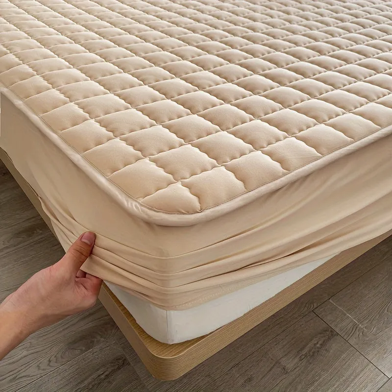 Waterproof Quilted Mattress Protector Soft  Comfortable Bedding