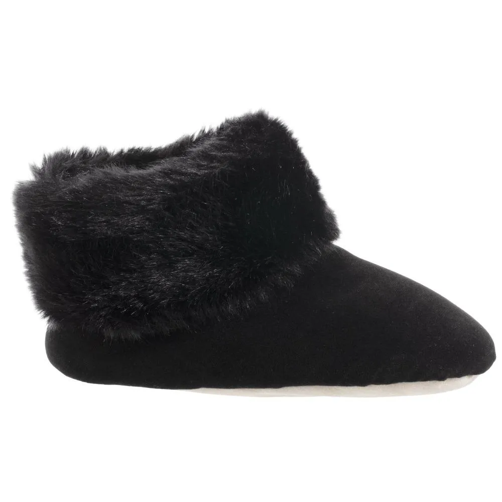 Women’s Stretch Velour Sabrine Bootie Slippers