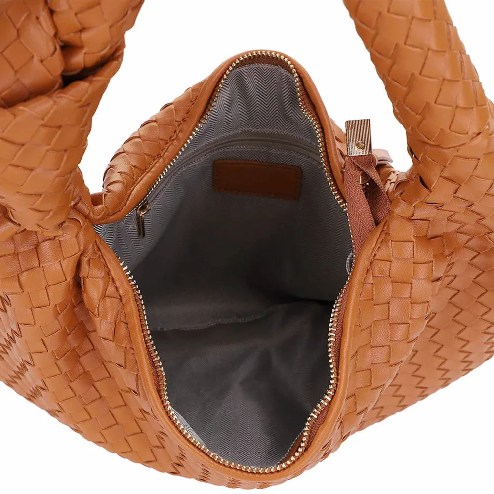 Woven Knot Shoulder Bag